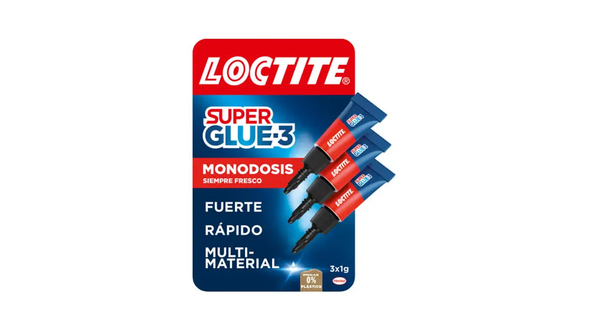 Loctite Super Glue-3 Monodosis Transparente 3x1g