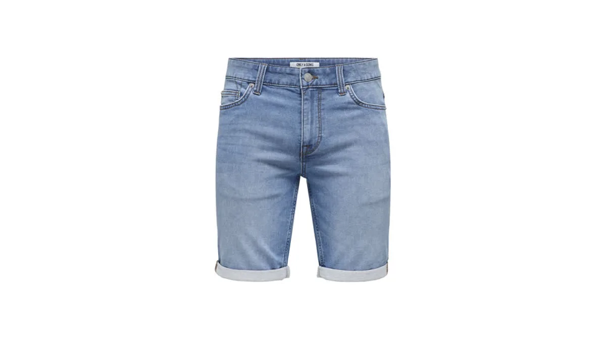 Only & Sons ONSPLY Pantalones Cortos Mezclilla Capri 3/4