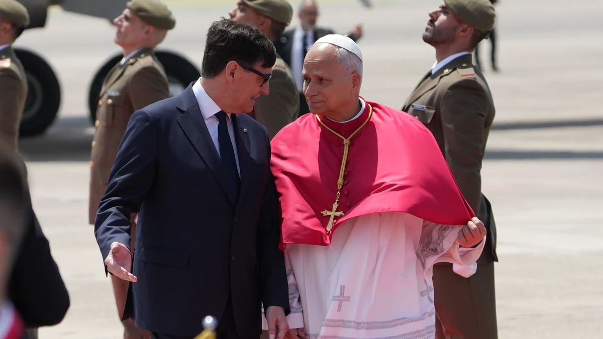 El Papa León XIV llega a Barcelona