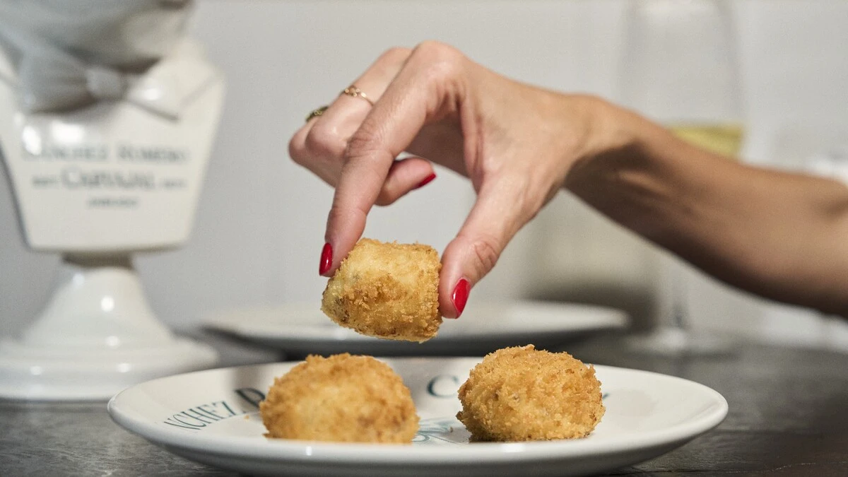 Croqueta de jamón ibérico de la Ruta de la Croqueta de Ma