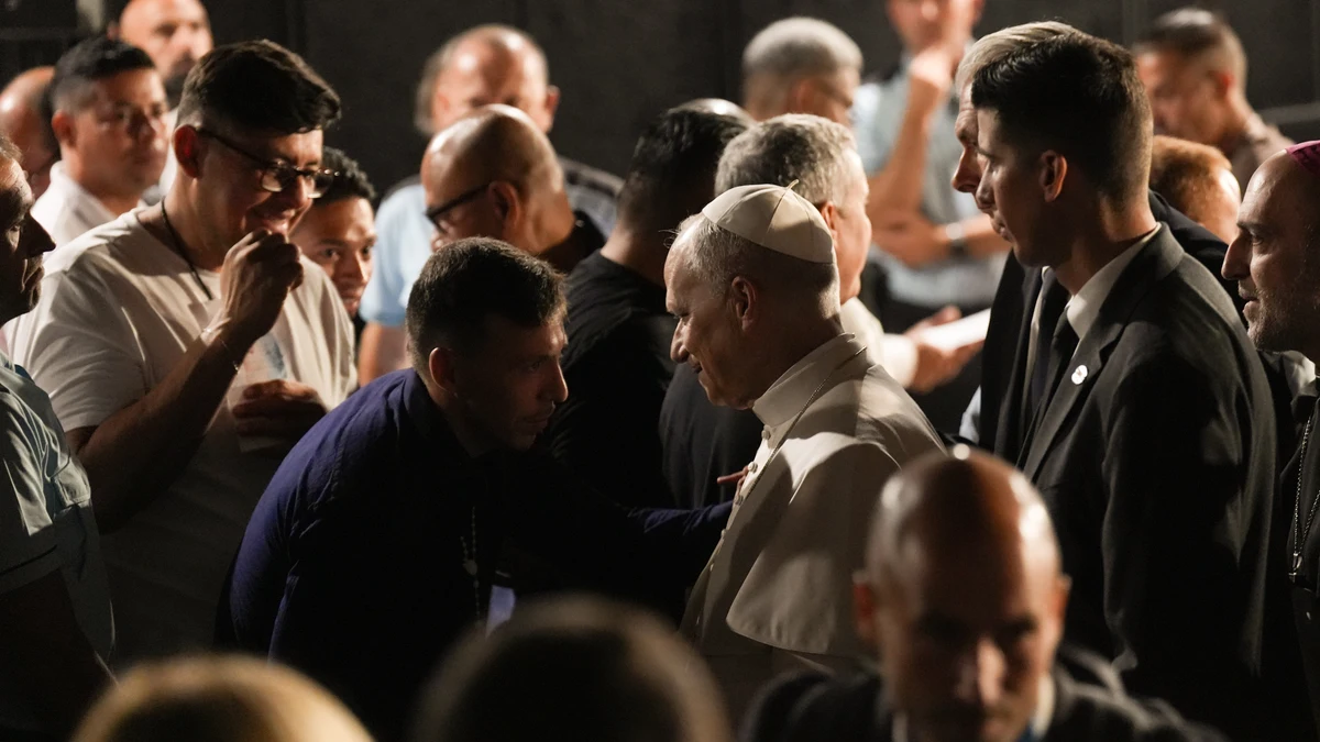 El Papa León XIV visita el centro penitenciario ‘Brians 1’