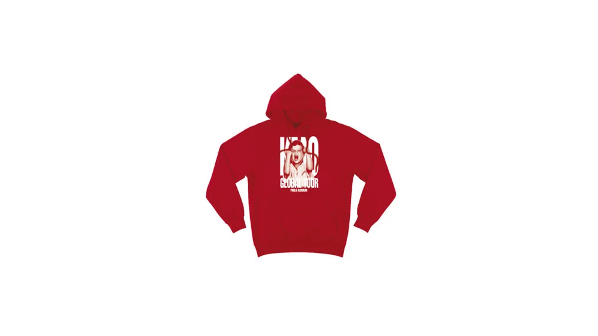 Sudadera roja Global Tour KM0
