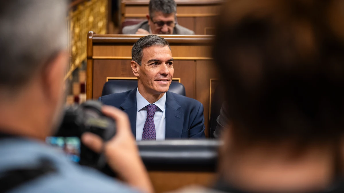 Pedro Sánchez, en el Congreso de los Diputados