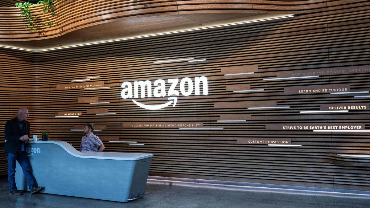 Una oficina de Amazon