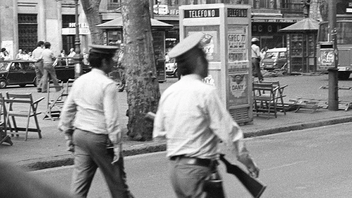 Manifestación, Barcelona, 1977
