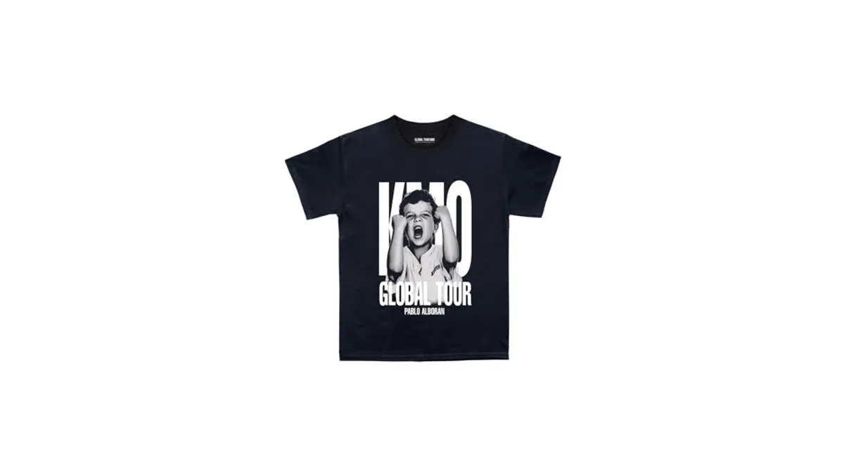 Camiseta negra Global Tour KM0