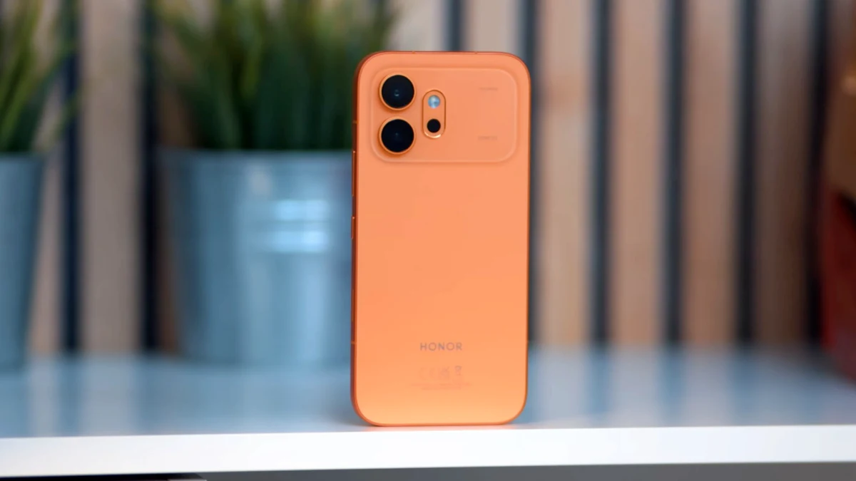Diseño del HONOR 600 en color naranja
