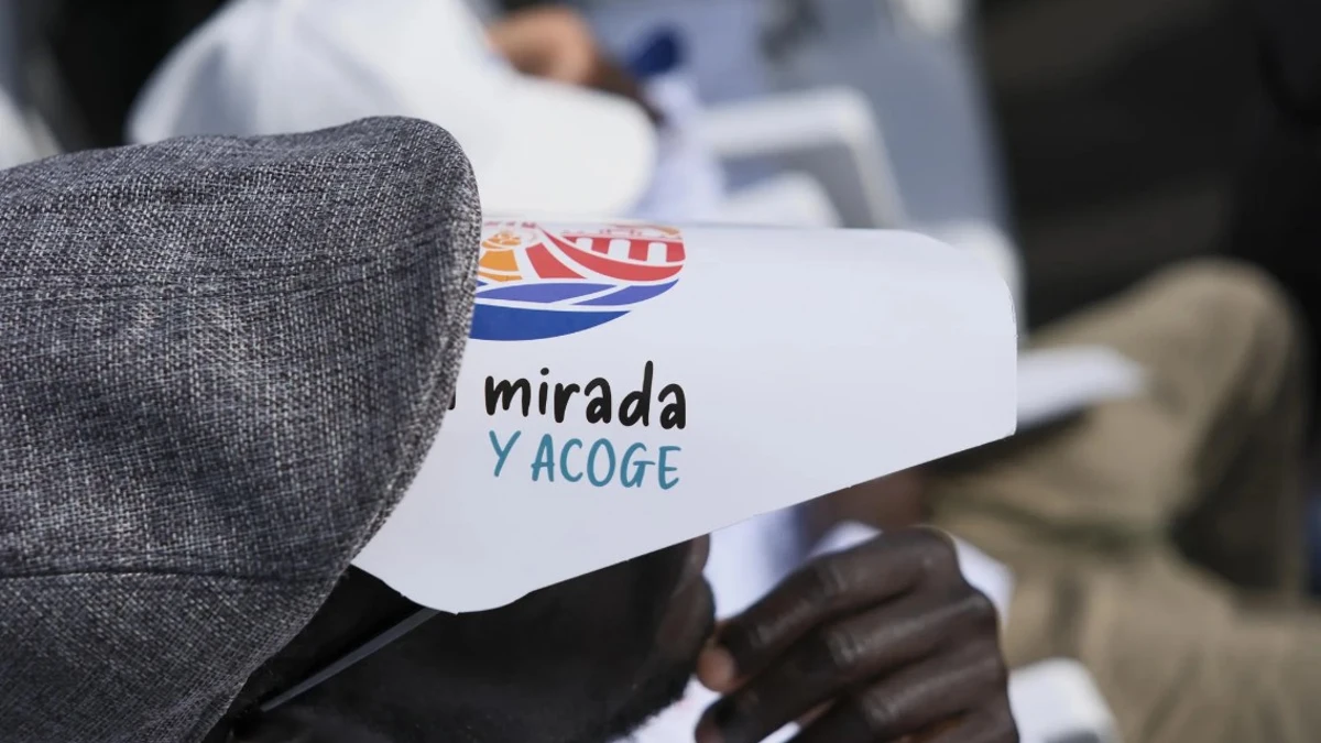 El estremecedor testimonio de una víctima de trata ante el Papa en Arguineguín: "Tuve que elegir entre morir intentándolo o no tener nada"