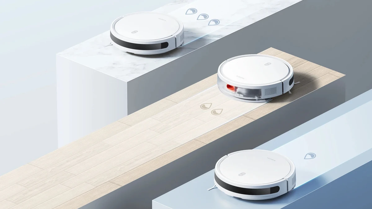 Este robot Xiaomi E12 puede aspirar y fregar en cualquier superficie