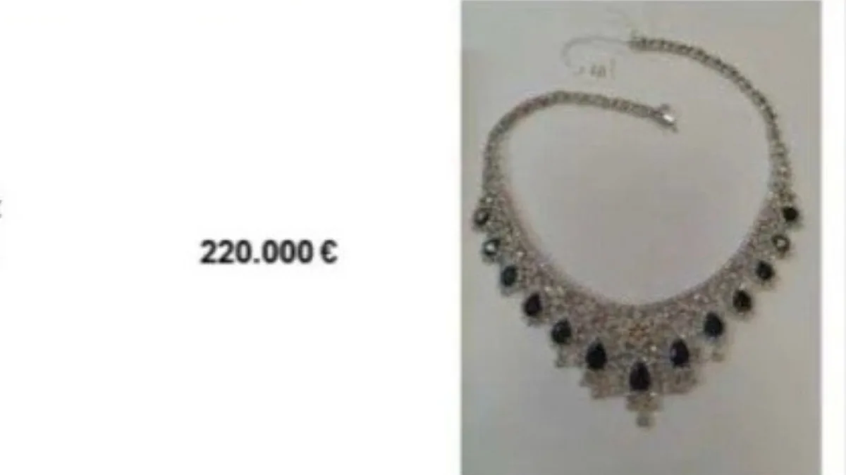 Joyas incautadas a Zapatero