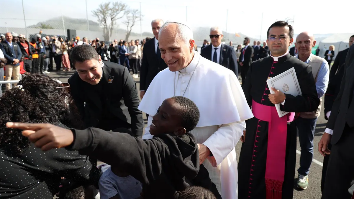 Papa.- León XIV agradece a Canarias la acogida de inmigrantes porque todos quieren ser acogidos con "dignidad humana"