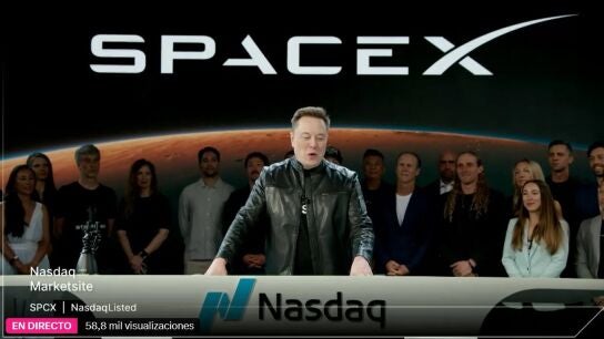 SpaceX debuta en Wall Street como la mayor salida a bolsa de la ...