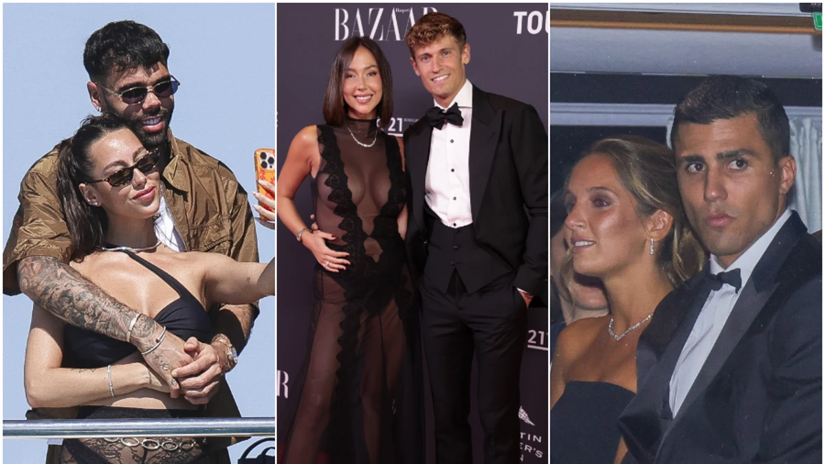 Tatiana Trouboul y David Raya, Paddy Noarbe y Marcos Llorente, y Laura Iglesias y Rodri Hernández