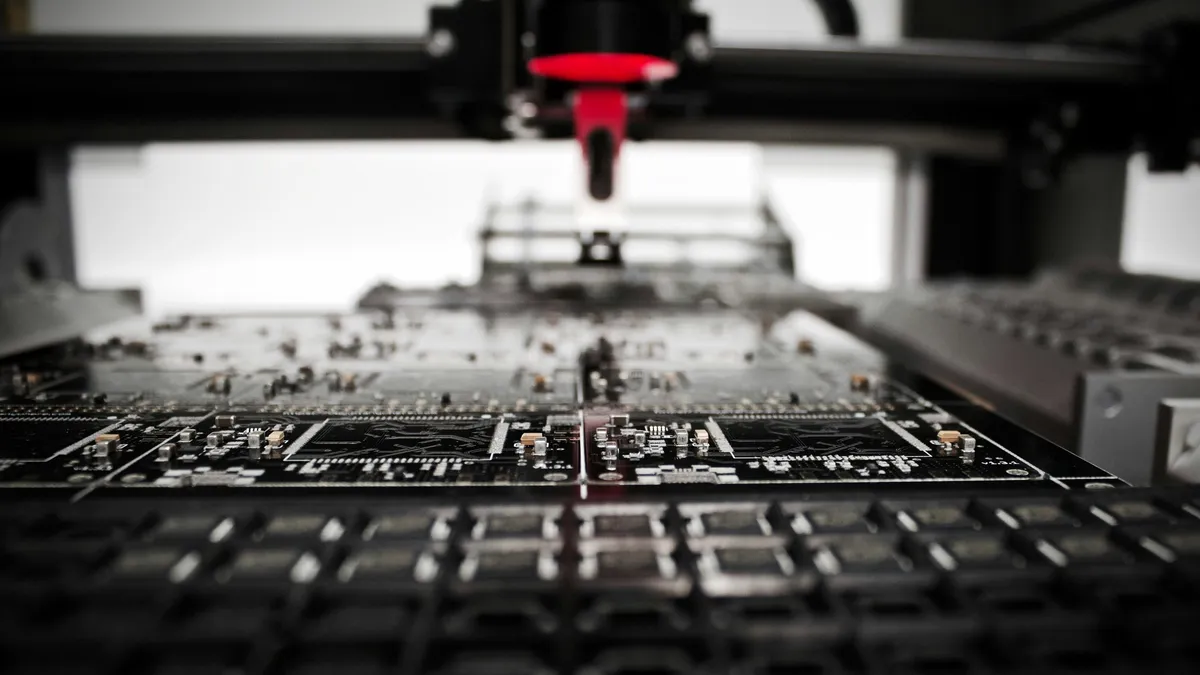Imagen de un proceso de fabricación de chips