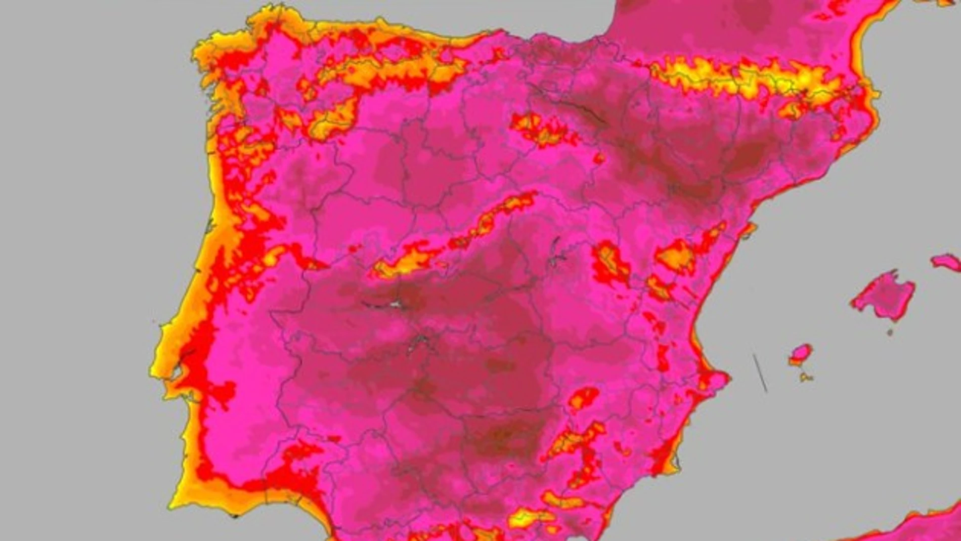 España afronta el pico de la ola de calor con la previsión de registrar el día más cálido de su historia