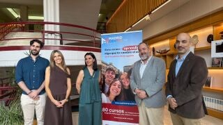 La consejera de Educación, Ciencia y Universidades de la Comunidad de Madrid, Mercedes Zarzalejo, visita el Colegio Mayor Mendel. EUROPA PRESS 25/06/2026