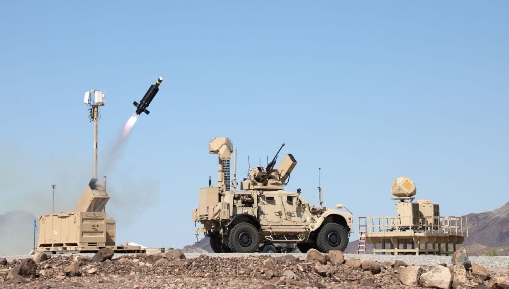 Sistema Coyote antidrones utilizado por el US Army