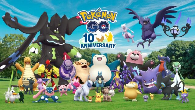 Pokémon GO añade un Pokémon súper raro para celebrar su 10º aniversario