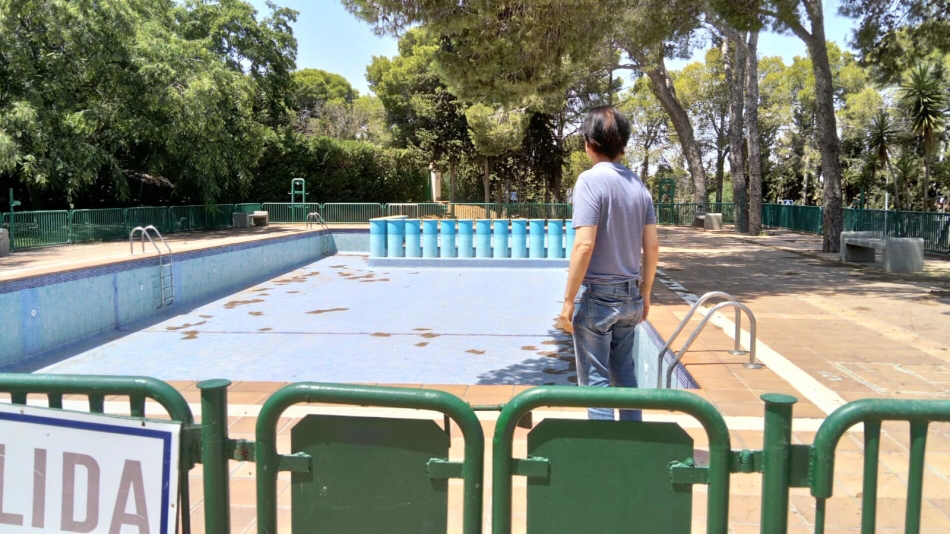 El PCAN de Cartagena denuncia la demolición de dos piscinas en Tentegorra por parte de la MCT