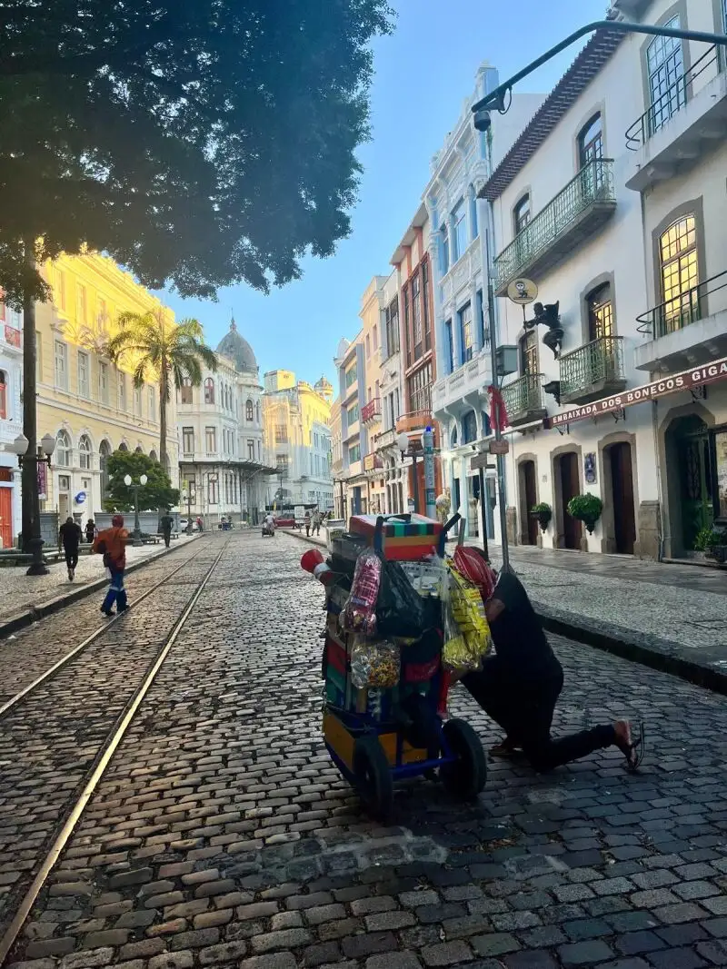 Centro de Recife, junta a la sinagoga