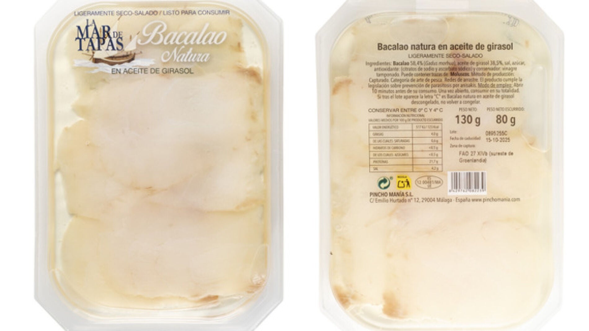 Alerta alimentaria por Listeria en este bacalao vendido en supermercados de toda España