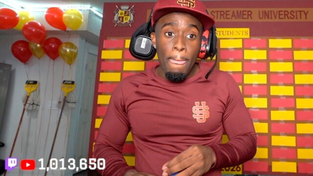 Kai Cenat vuelve a los directos y demuestra que es el streamer número uno del mundo con 1 millón de espectadores simultáneos