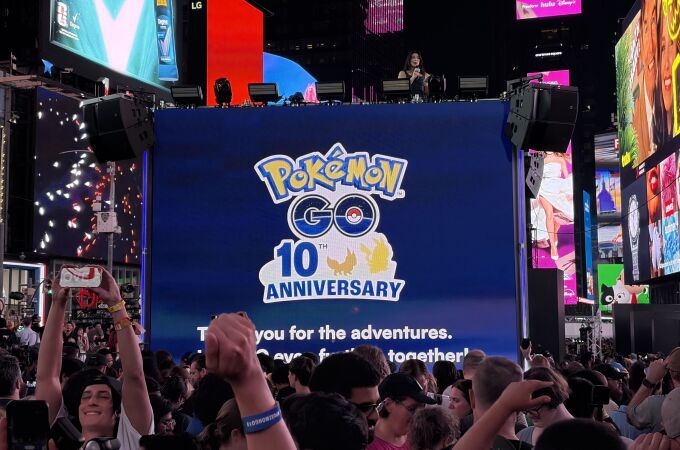 Pokémon GO detiene el tiempo en Nueva York por su 10º aniversario: así vivimos la incursión más grande de la historia