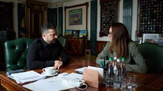 El presidente de Ucrania, Volodimir Zelenski, en su última reunión con la ya exprimera ministra Yulia Sviridenko, a 12 de julio de 2026 El presidente de Ucrania, Volodimir Zelenski, en su última reunión con la ya exprimera ministra Yulia Sviridenko, a 12 de julio de 2026 REMITIDA / HANDOUT por PRESIDENCIA DE UCRANIA Fotografía remitida a medios de comunicación exclusivamente para ilustrar la noticia a la que hace referencia la imagen, y citando la procedencia de la imagen en la firma 12/07/2026