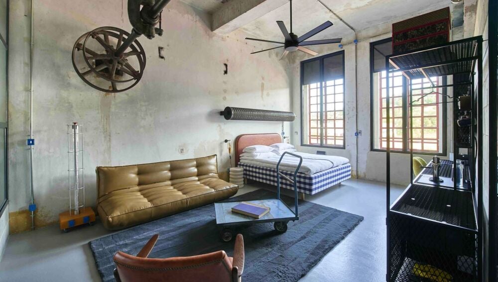 Interior de una de las habitaciones