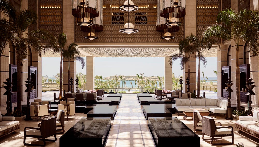 Recepción del Hotel Four Seasons de Amaala