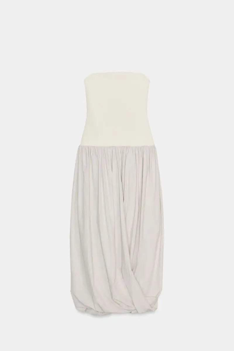 Vestido de palabra de honor.