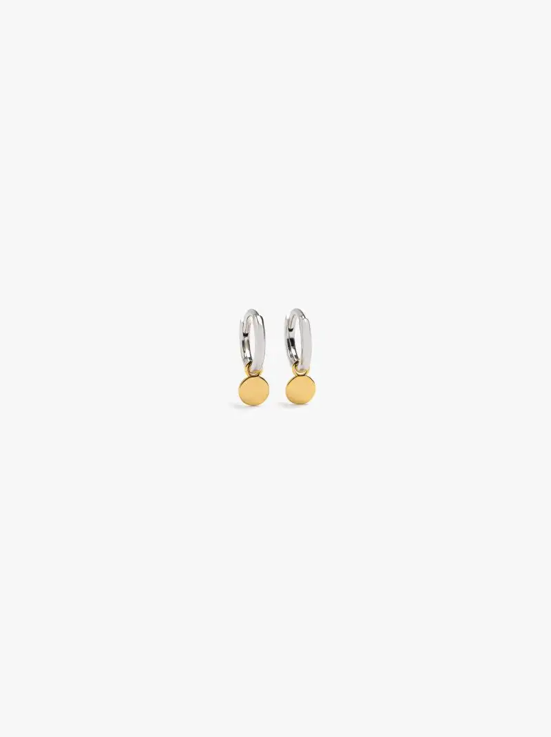 Pendientes bicolor.