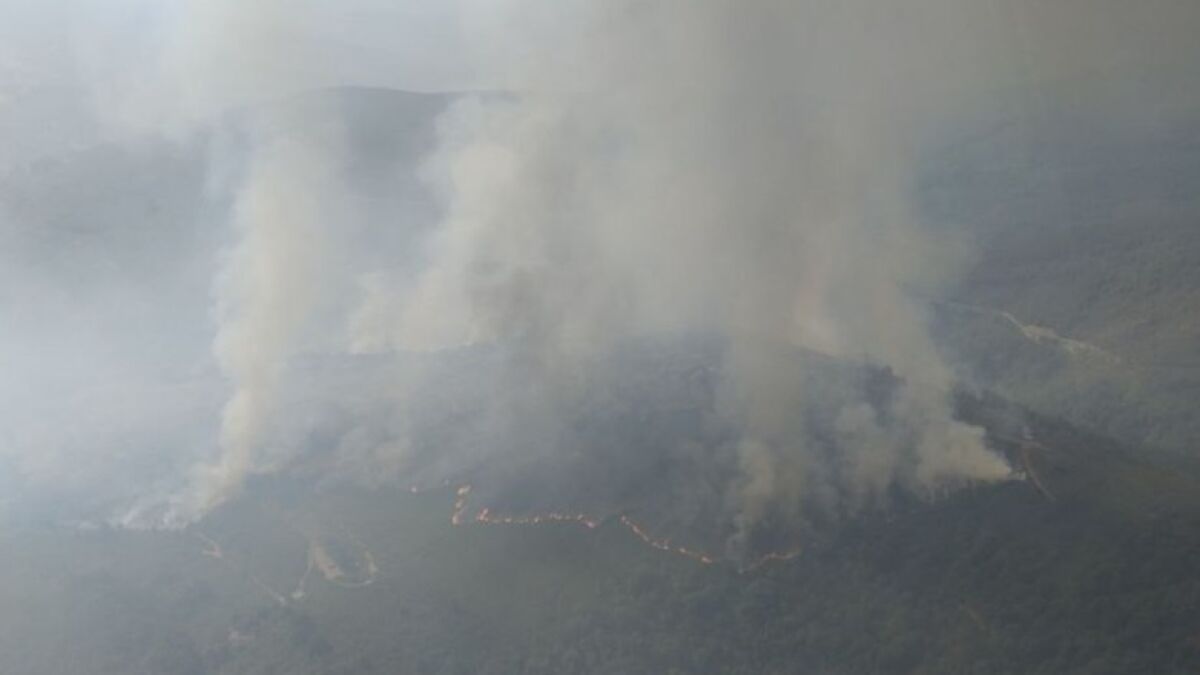 Wind fuels León wildfire threatening village of Moreda