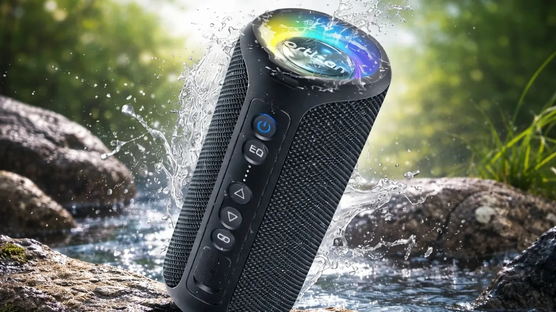 El altavoz bluetooth resistente al agua y con 30 horas de batería que aguanta el día entero en la playa