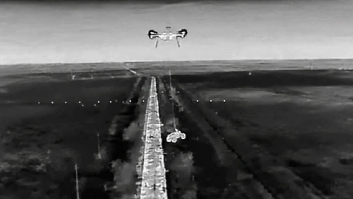 Ukraine Deploys Armed Robot From Heavy Attack Drone
