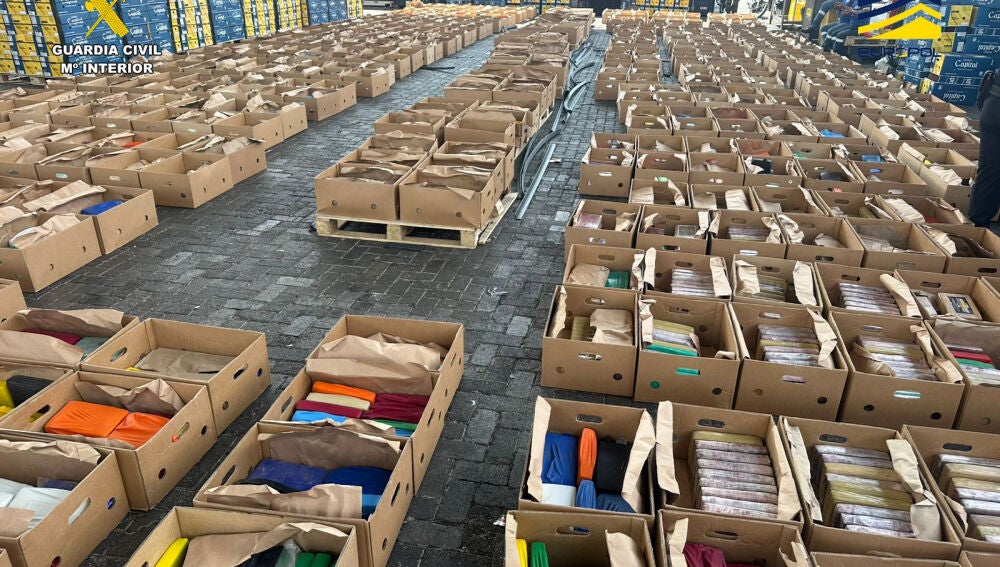 La organización criminal, asentada principalmente en La Rioja, habría creado un entramado societario para introducir contenedores con grandes cantidades de cocaína a través de los puertos de Málaga, Algeciras y Valencia
