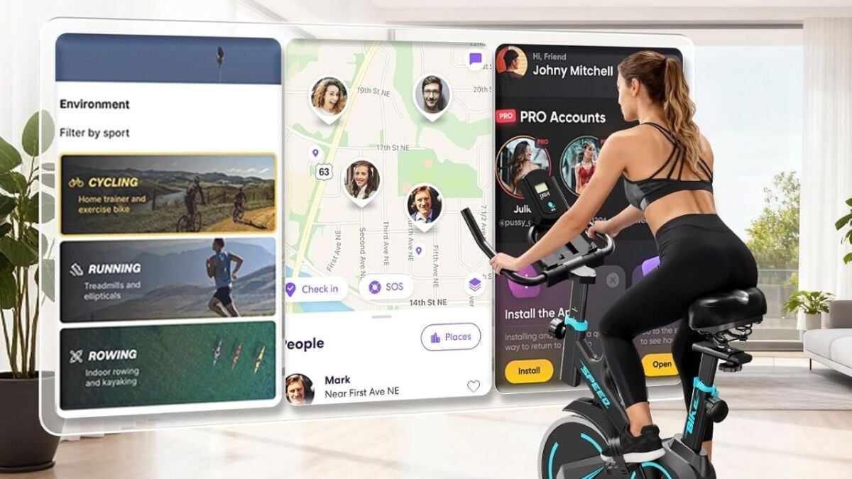 AliExpress smart exercise bike discounted to 74 euros