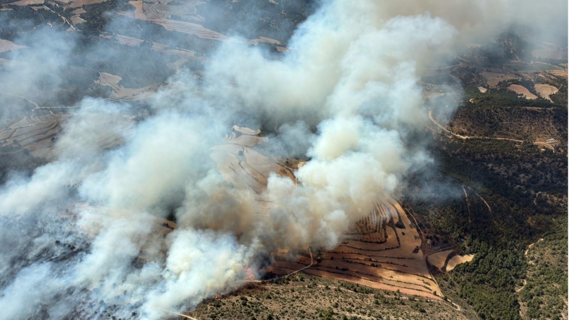 Activado el Plan Infomur en Situación 1 por el incendio forestal declarado en Moratalla