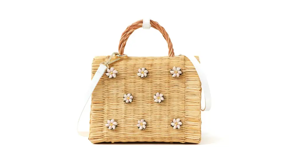 Bolso de rafia.