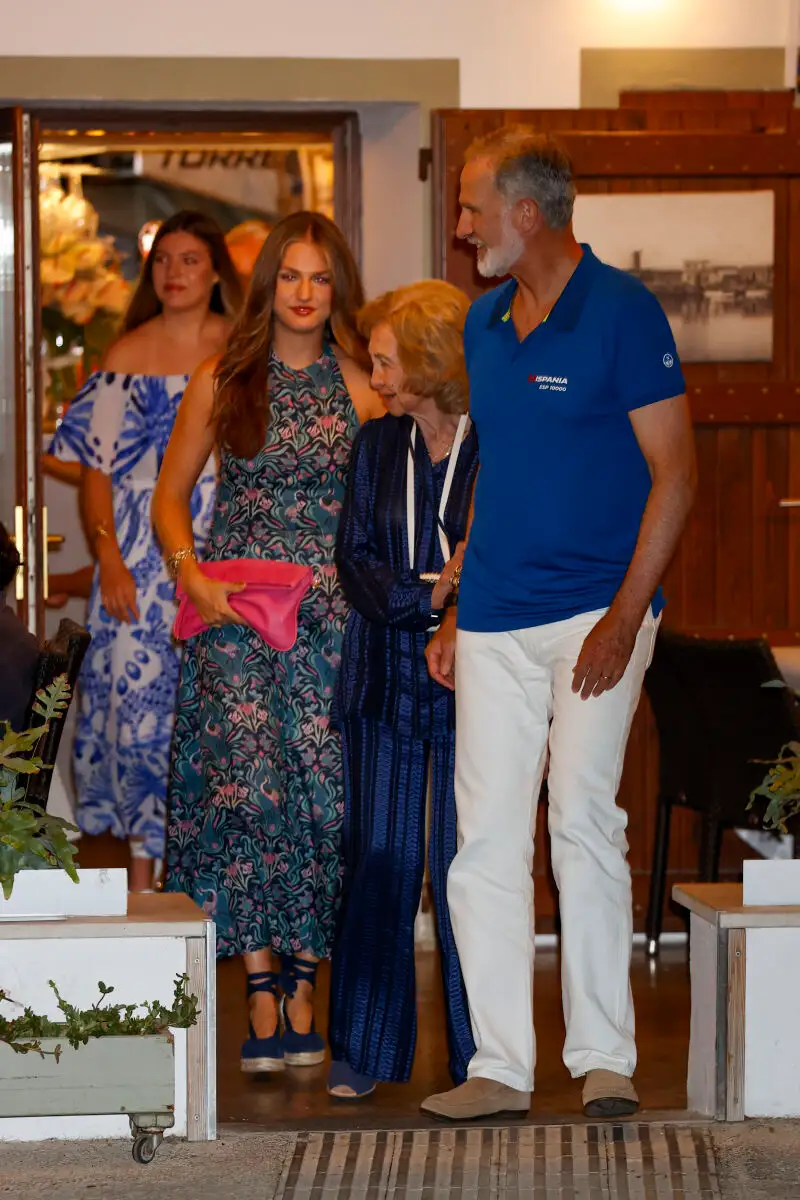 La Familia Real en Mallorca.