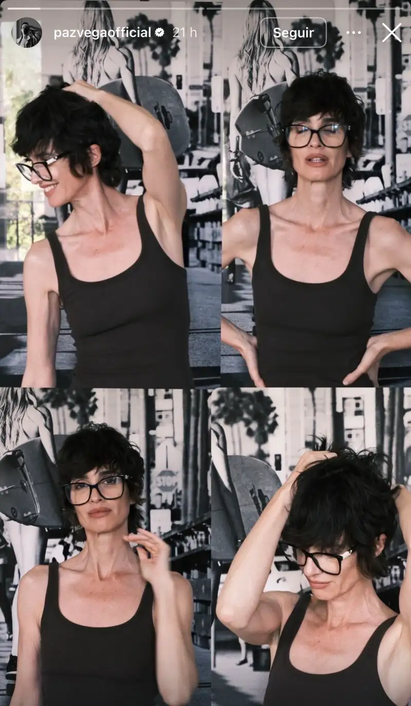 Corte de pelo de Paz Vega.