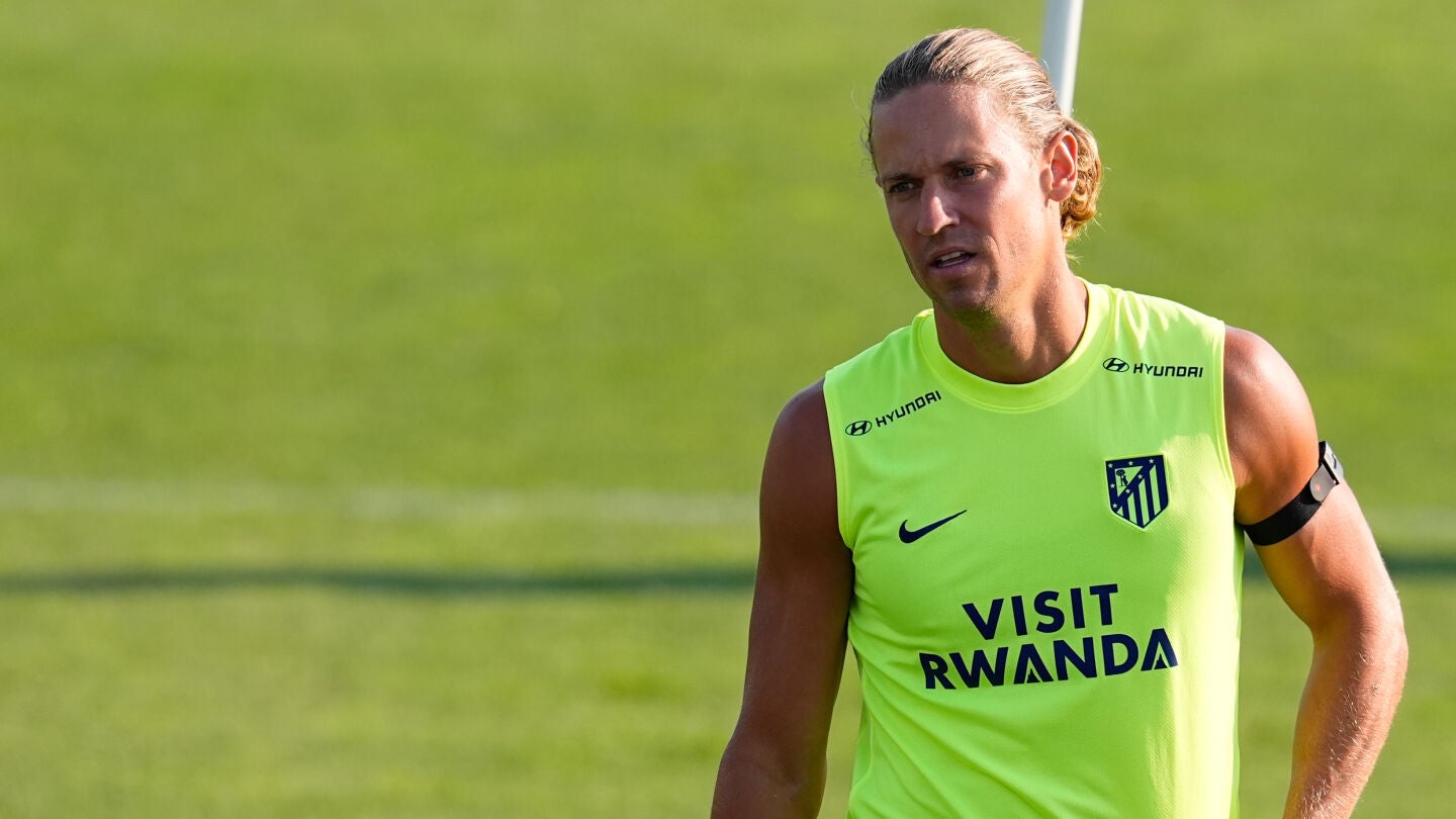 Marcos Llorente during the training day of Atletico de Madrid at Ciudad Deportiva Wanda Atletico de Madrid on August 12, 2026, in Majadahonda, Madrid, Spain. AFP7 12/08/2026 ONLY FOR USE IN SPAIN