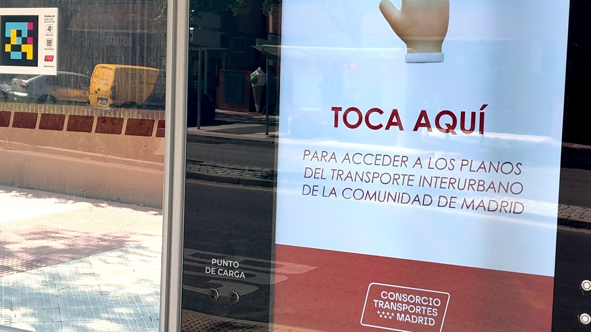 Madrid incorpora mapas interactivos en las marquesinas: más información y conectividad de los viajeros