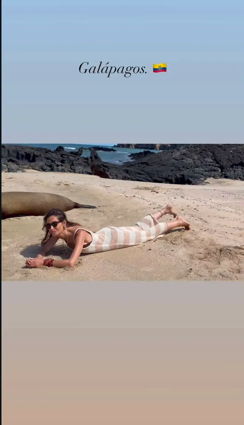 Sara Carbonero en islas Galápagos, Ecuador