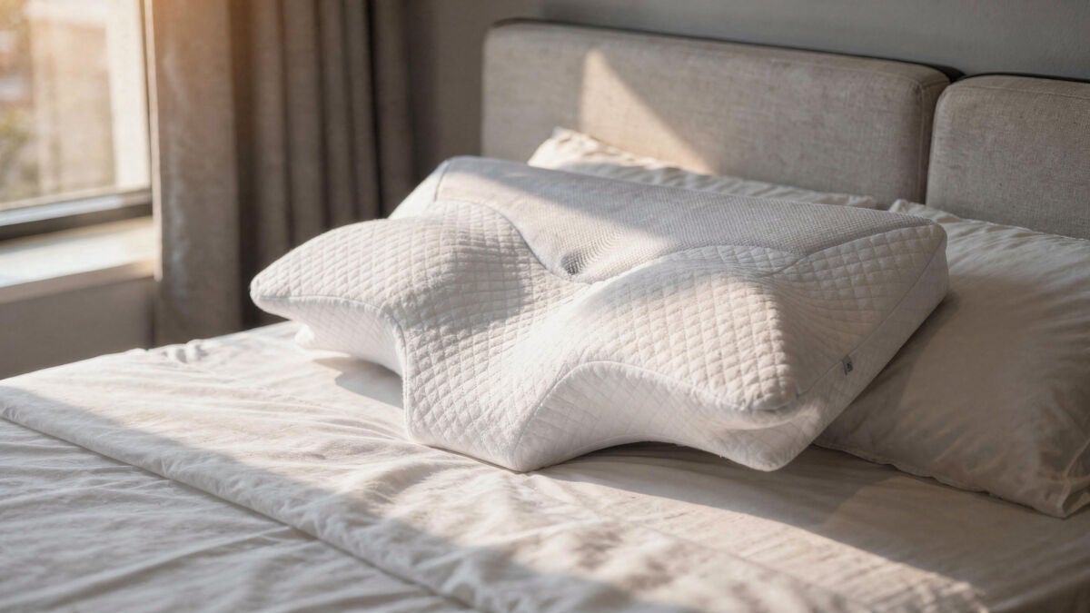 HOMCA PL06 Cervical Pillow Adjusts to Sleep Position