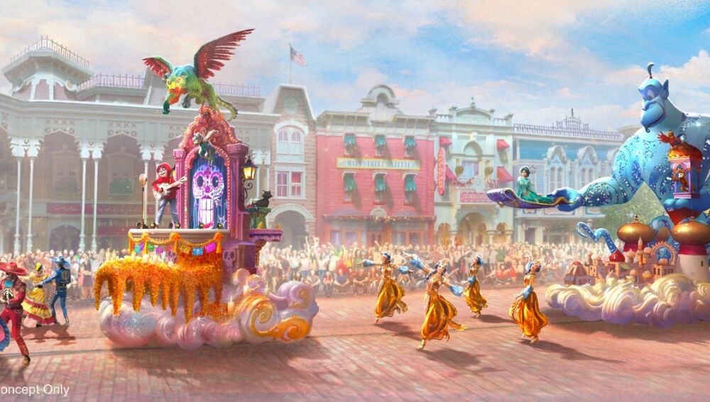Nueva cabalgata en el Parque Disneyland