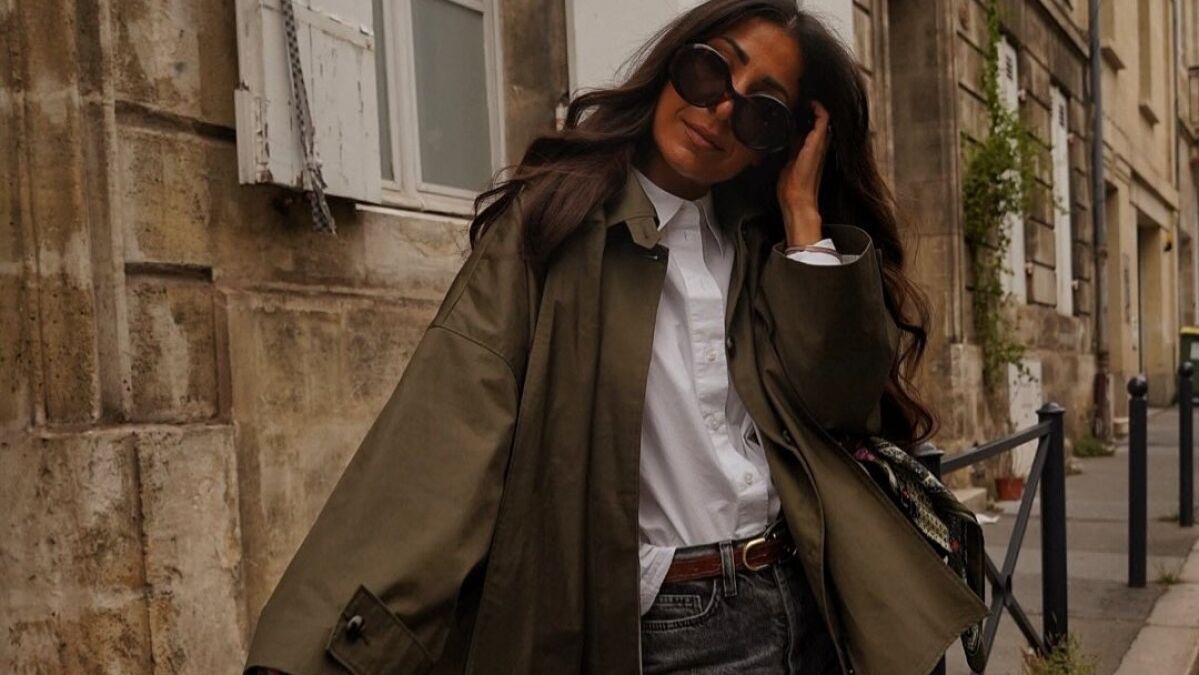 Stradivarius Unveils Khaki Oversize Trench Coat for Autumn