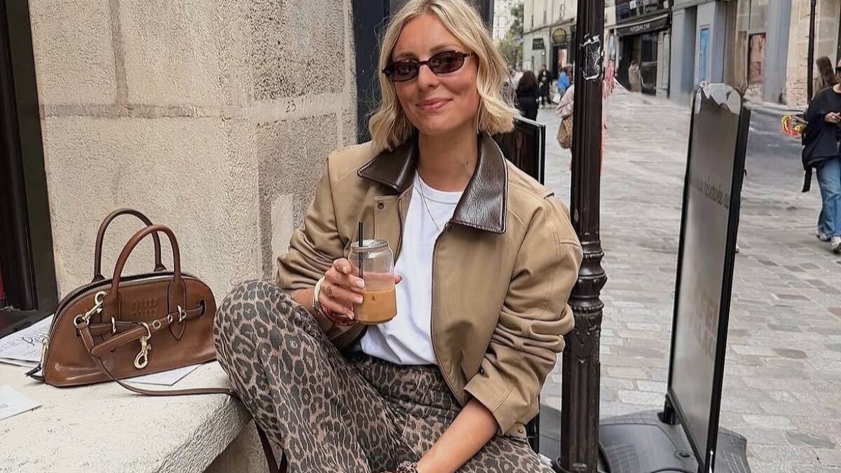 H&M Releases Leopard Print Ankle Jeans for Autumn Outfits