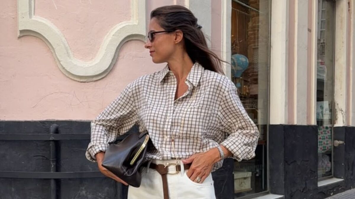 Mango oversize plaid shirts return for autumn transition