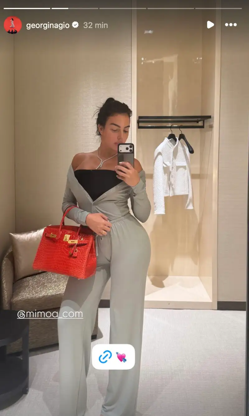 Georgina Rodríguez con look de Mimoa.
